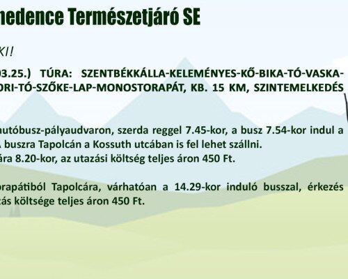 A Tapolcai-medence Természetjáró SE