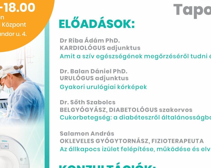 Ingyenes Egészségnap - Integrity Magánkórház