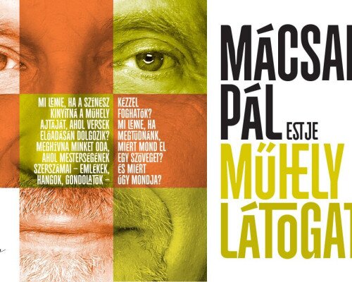 Mácsai Pál estje- Műhelylátogatás