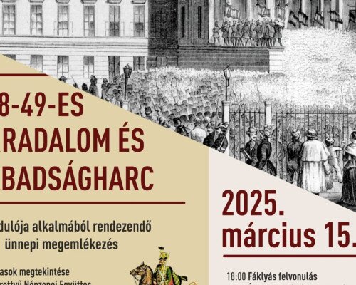 Március 15-ei megemlékezés