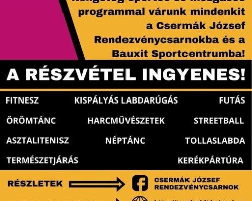 Mozgás éjszakája Tapolcán