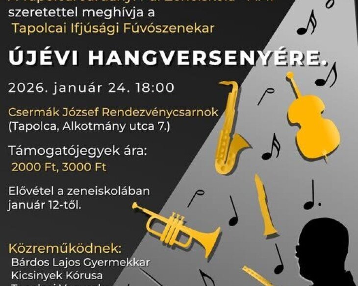 Tapolcai Ifjúsági Fúvószenekar Újévi Hangversenye