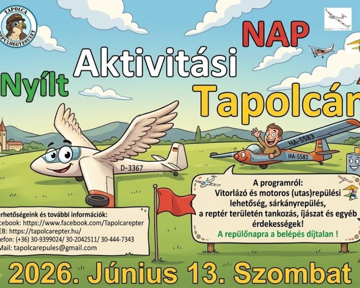 Tapolcai Repülőegyesület Nyílt Aktivitási nap