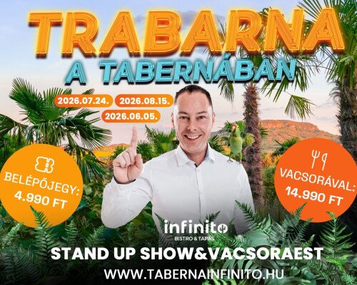 TRABARNA STAND-UP SHOW & VACSORAEST