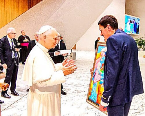 Vollein Ferenc újabb festménye került be a Vatikán Múzeum és Képtár pápai magángyűjteményébe