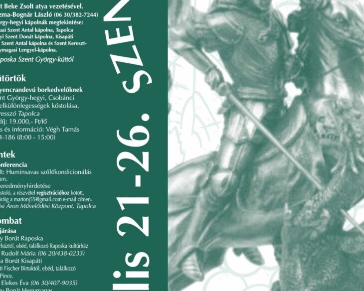 XXI. Szent György- hegyi napok